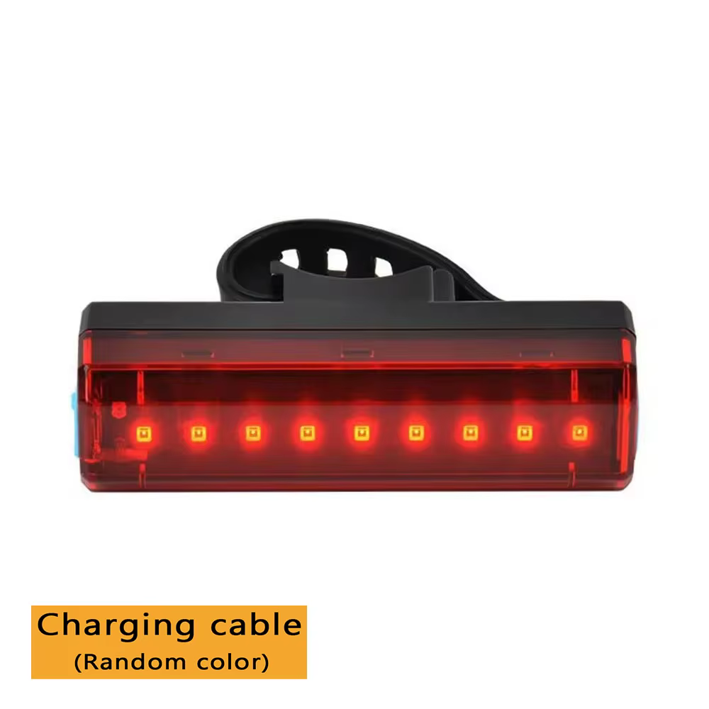 Feu arrière de vélo 5 Modes d'éclairage feu arrière Ultra lumineux pour casque de cyclisme avertisse