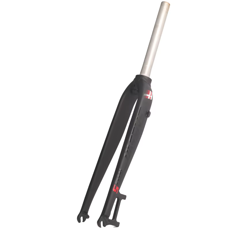 HASSNS fourche de vélo rigide fourche de vélo 26/27.5/29 pouces fourche de VTT en alliage d'aluminiu