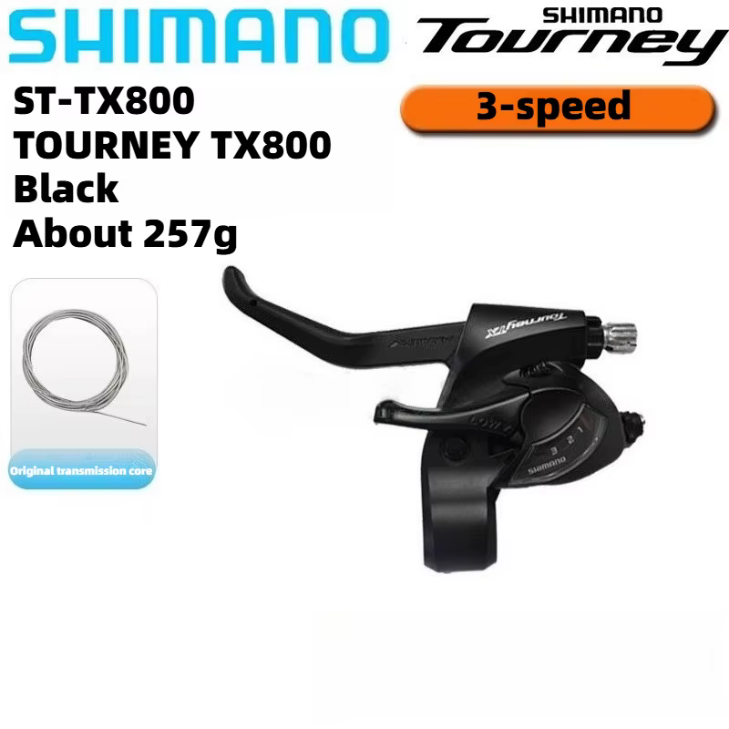 SHIMANO TOURNEY TX800 VTT 3x8 vitesses frein de Transmission poignée intégrée doigt intégré