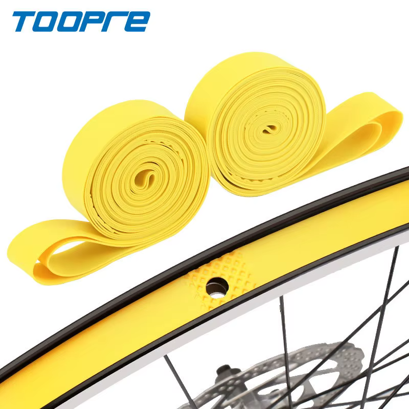 TOOPRE1 paire 2 pièces Tube de vélo Premium PVC jante bandes bandes vtt vélo de route pliant pneu re