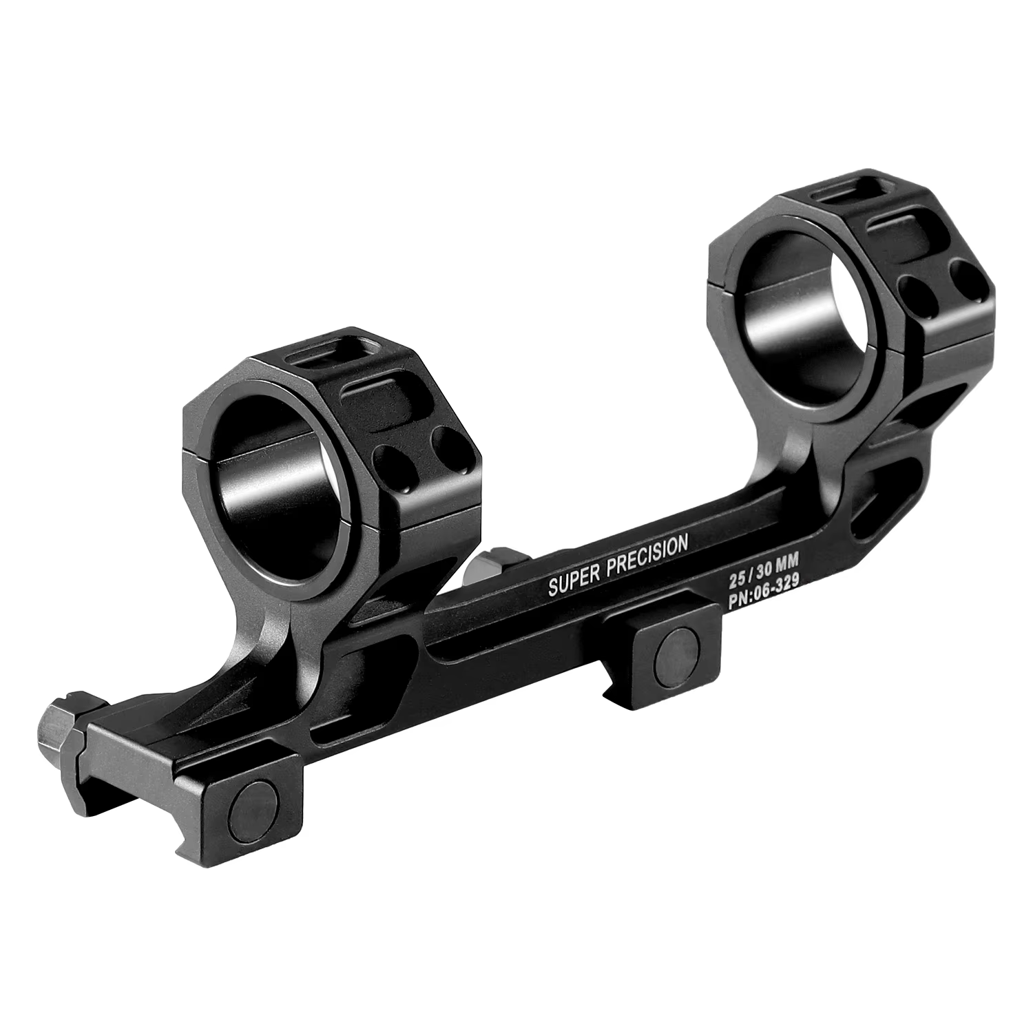 Anneaux de montage de portée en porte-à-faux, Super précision 25.4mm 30mm, anneaux de portée de fusi
