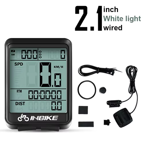 INBIKE-Compteur de vitesse filaire sans fil étanche pour vélo de route, odomètre de vélo VTT, montre