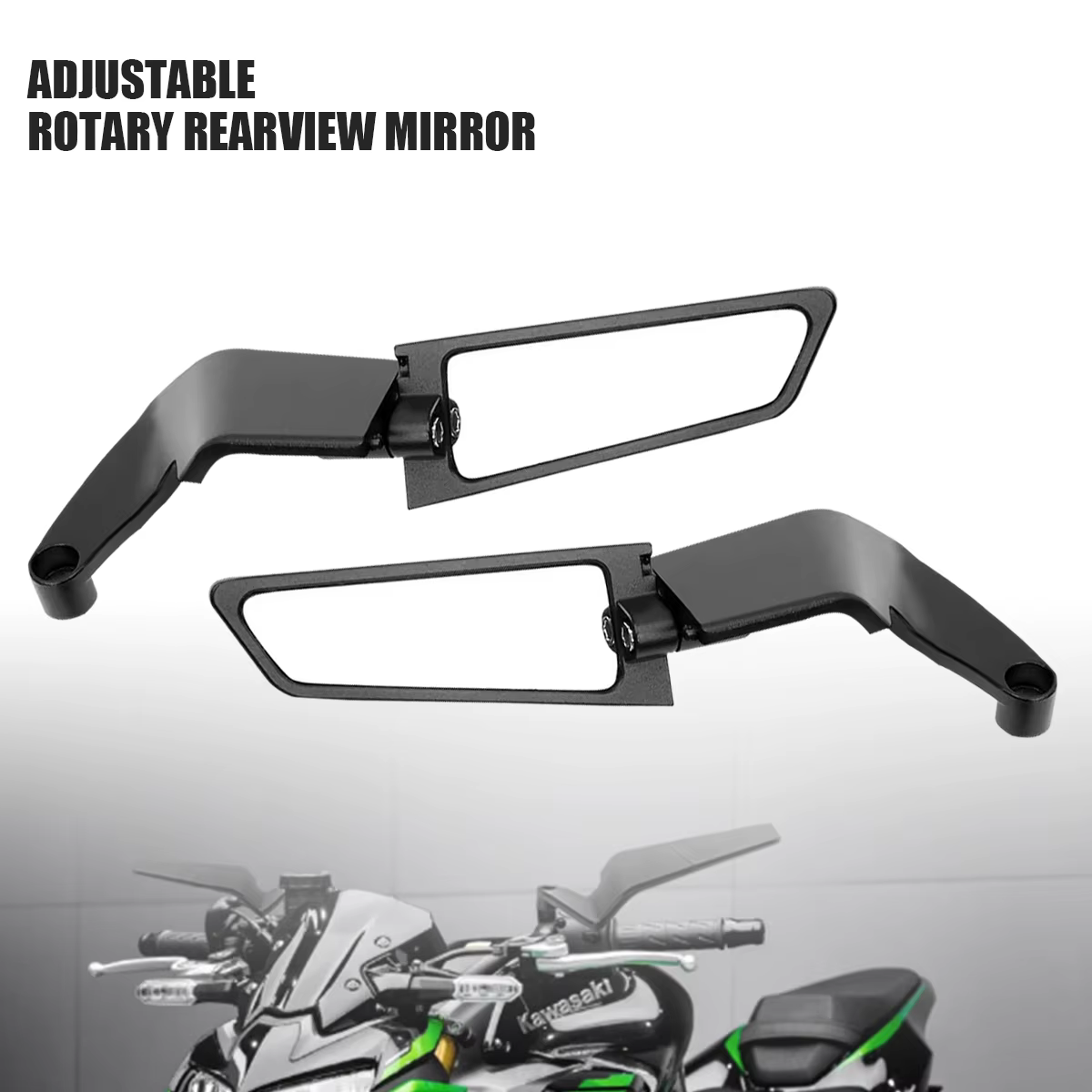 Winglets furtifs réglables pour moto YAMAHA, miroir rotatif, accessoires de moto, trucs, 03, 07, 09,