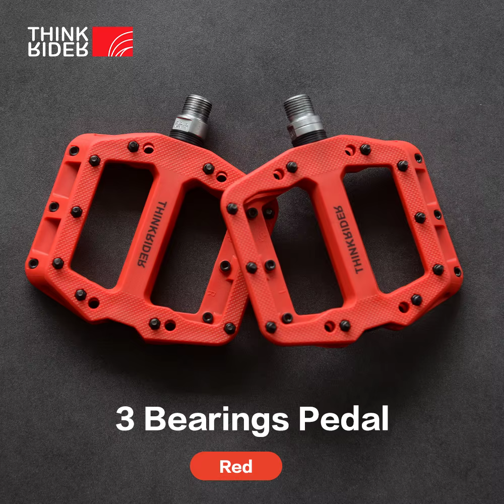 ThinkRider pédales de vélo plates vtt route 3 roulements scellés pédales de vélo pédales de montagne