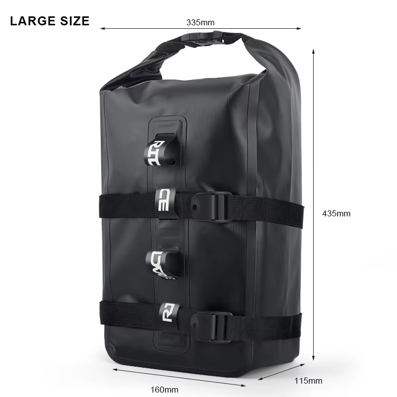 Sac de fourche avant de vélo, imperméable en PU, grande capacité, sacoche de rangement pour cyclisme