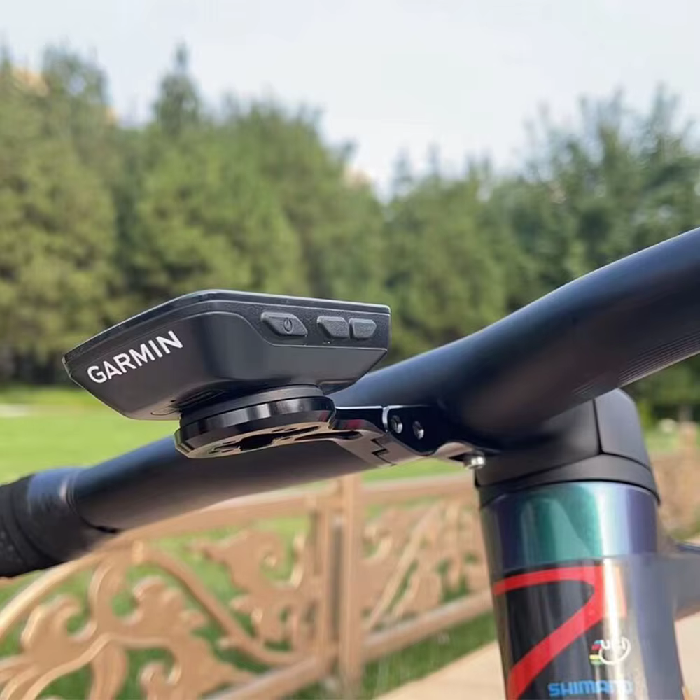Support combiné Gopro pour vélo avant, pour Garmin Wahoo Bryton Campatible avec guidon Scott Foil Ad