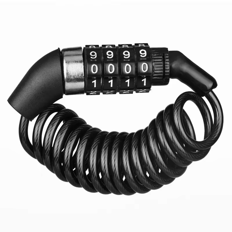 Cadenas de cadre de vélo de montagne, mini cadenas à combinaison, cadenas à câble durable, cadenas p