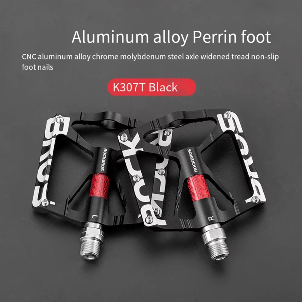 Pédales de vélo de route et de montagne ROCKBROS, pédale de cyclisme en aluminium antidérapante, réf