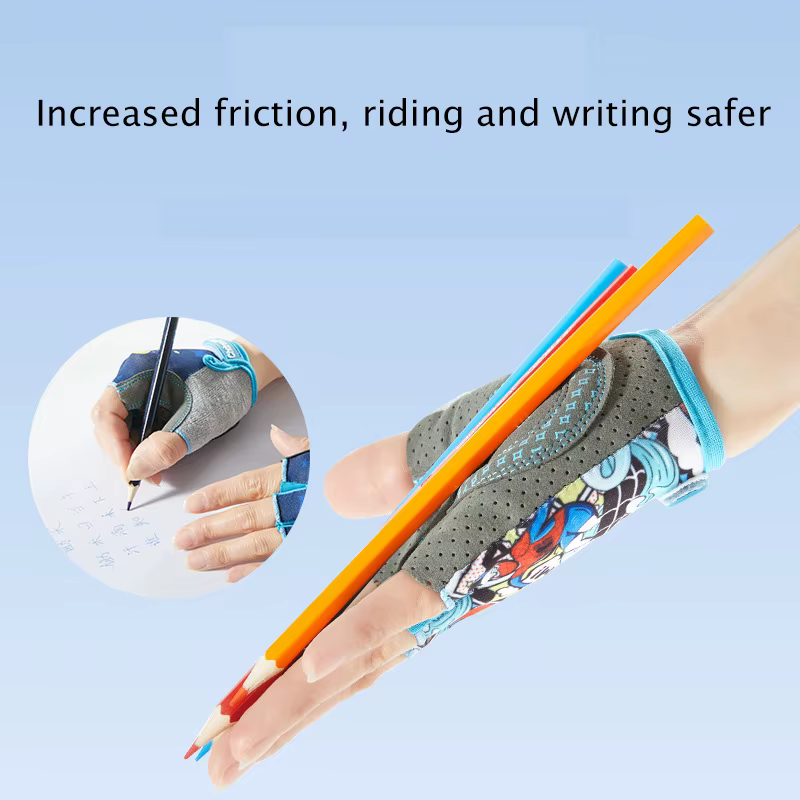 Gants d'été pour enfants, sport, vélo, garçon et fille, cyclisme, Anti-usure, entraînement de patina