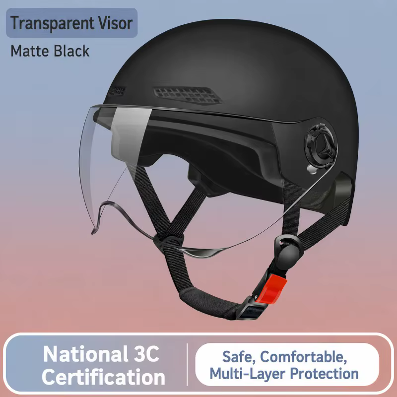 Casque de vélo électrique certifié 3C, protection solaire estivale, casquette de sécurité respirante