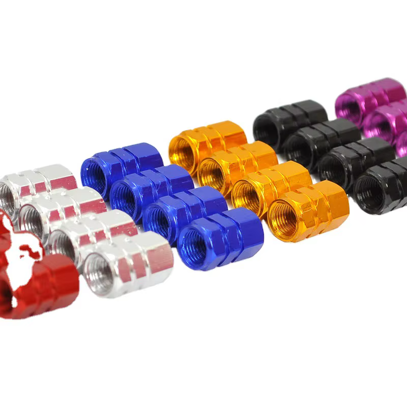 Bouchons de Valve de vélo en alliage d'aluminium, 4 pièces, bouchons de Valve Schrader pour motos, c