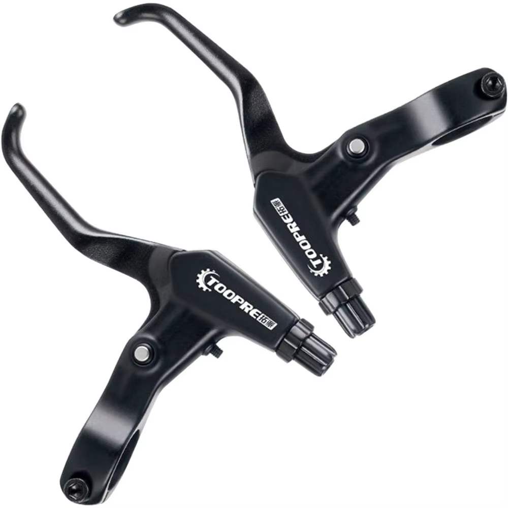 1 paire de leviers de frein de vélo en alliage d'aluminium, main gauche et droite, pour VTT, vélo de