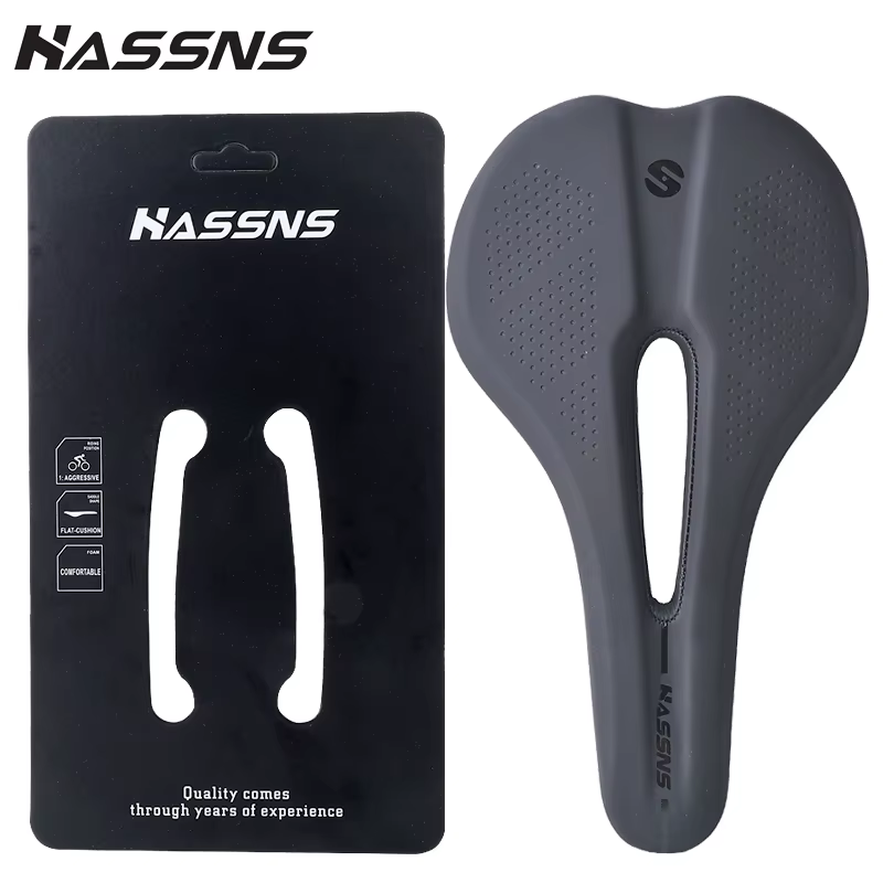HASSNS HA2035 Selle de vélo VTT Selin confortable, coussin de selle ergonomique pour vélo de montagn