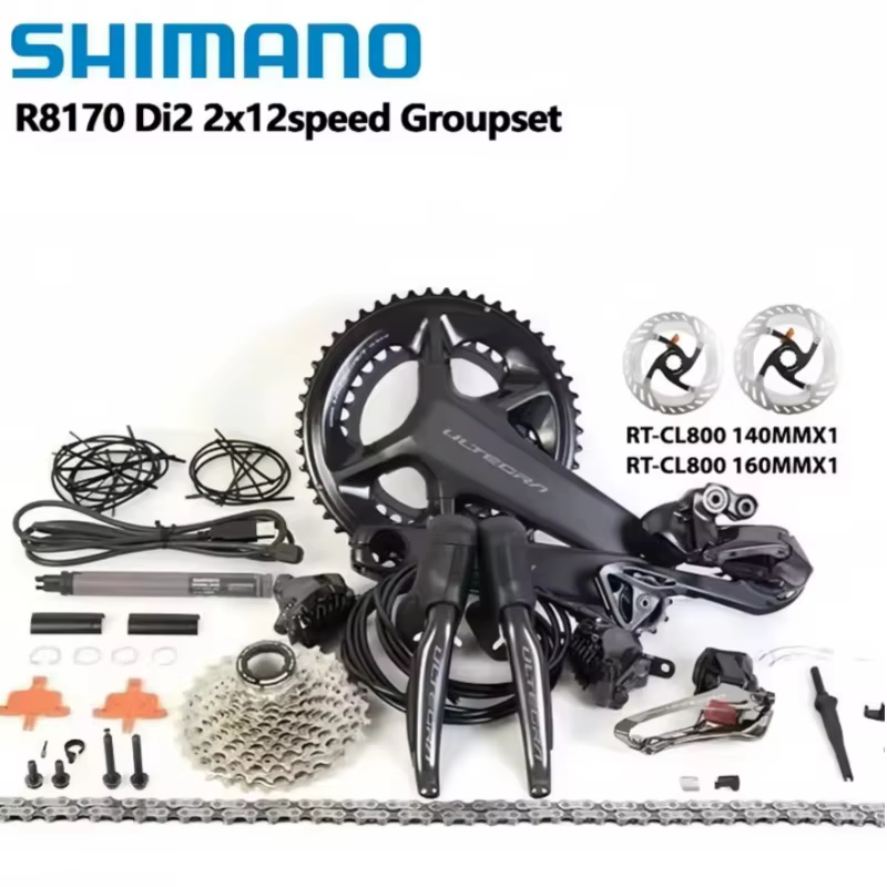 Shimano ULTEGRA Di2 R8170 2x12s groupe Di2 R8100 pédalier 11-30T 11-34T Cassette FD RD R8150 déraill