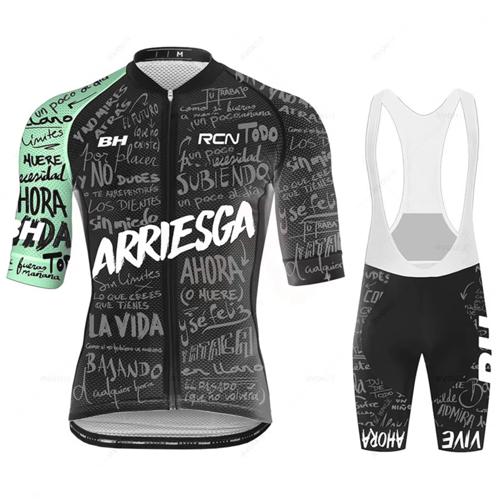 2025 nouveau Rcn Maillot de cyclisme ensemble d'été équipe vélo vêtements vélo de route costume vélo