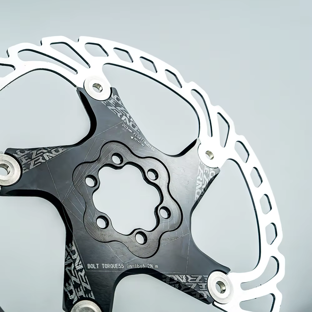 ZRACE rotor de frein de vélo forte dissipation thermique rotor flottant 160mm 180mm 203mm frein à di