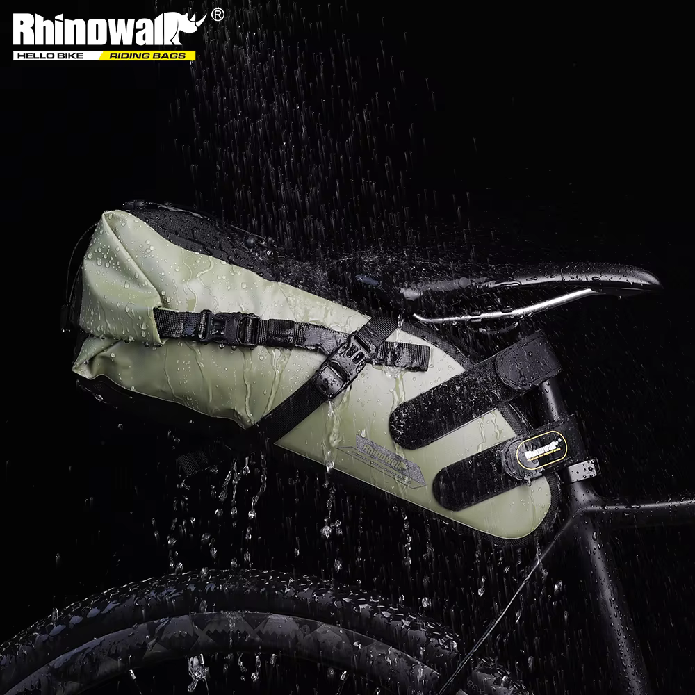 Bal inowalk-Sac de dégager de vélo étanche, sac de queue de vélo pliable, sac de rangement soufflé p