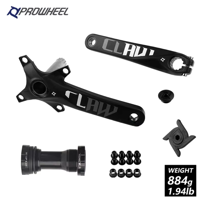 Prowheel-Pédalier Hollowtech VTT, Manivelle commencerBCD, 170mm, 175mm, Vélo Intégré, 32 T, 34 T, 36