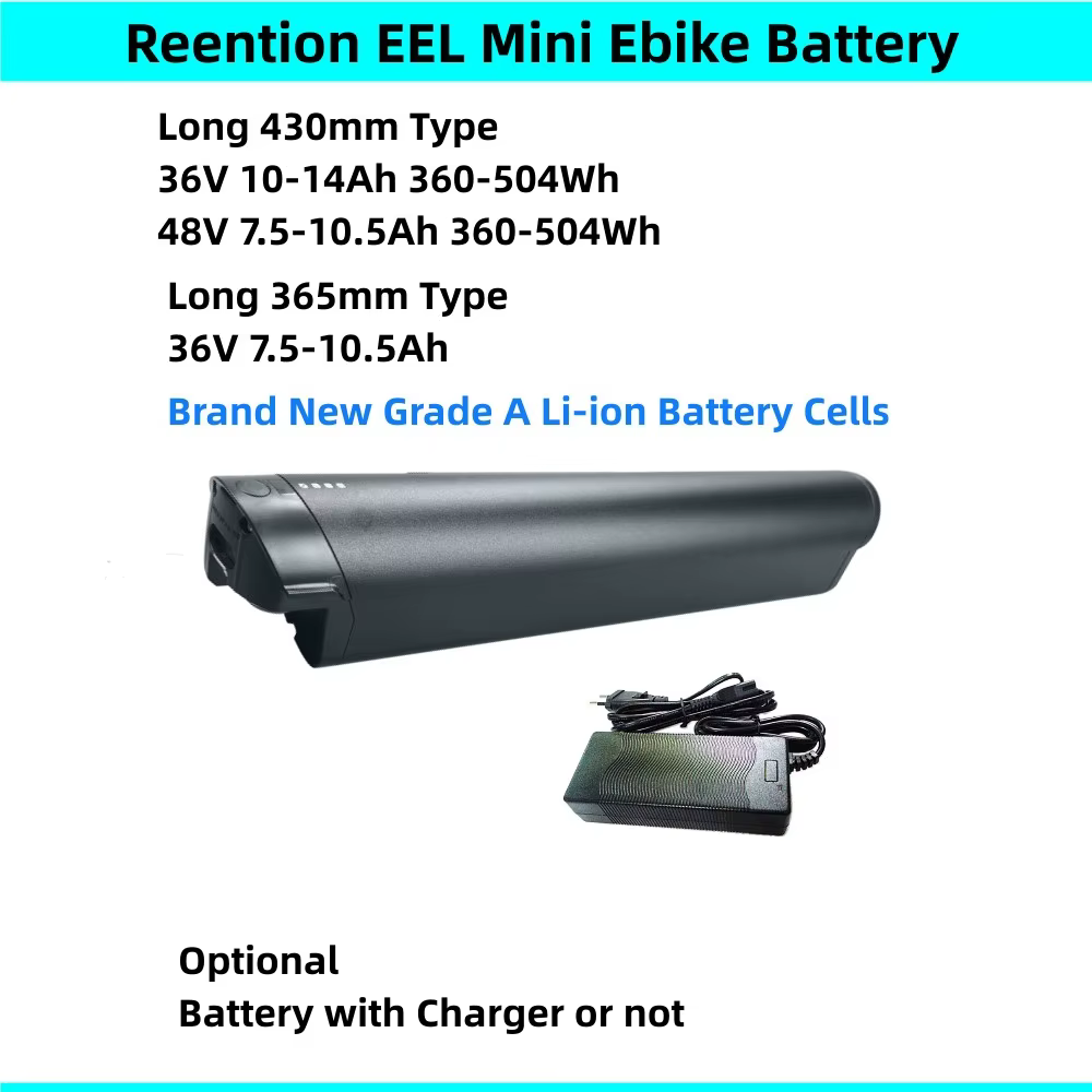 Batterie de vélo électrique 36V 7.8Ah 10Ah 11.6Ah 12.8Ah 14Ah Reention EEL Mini pour Minerva Vitesse