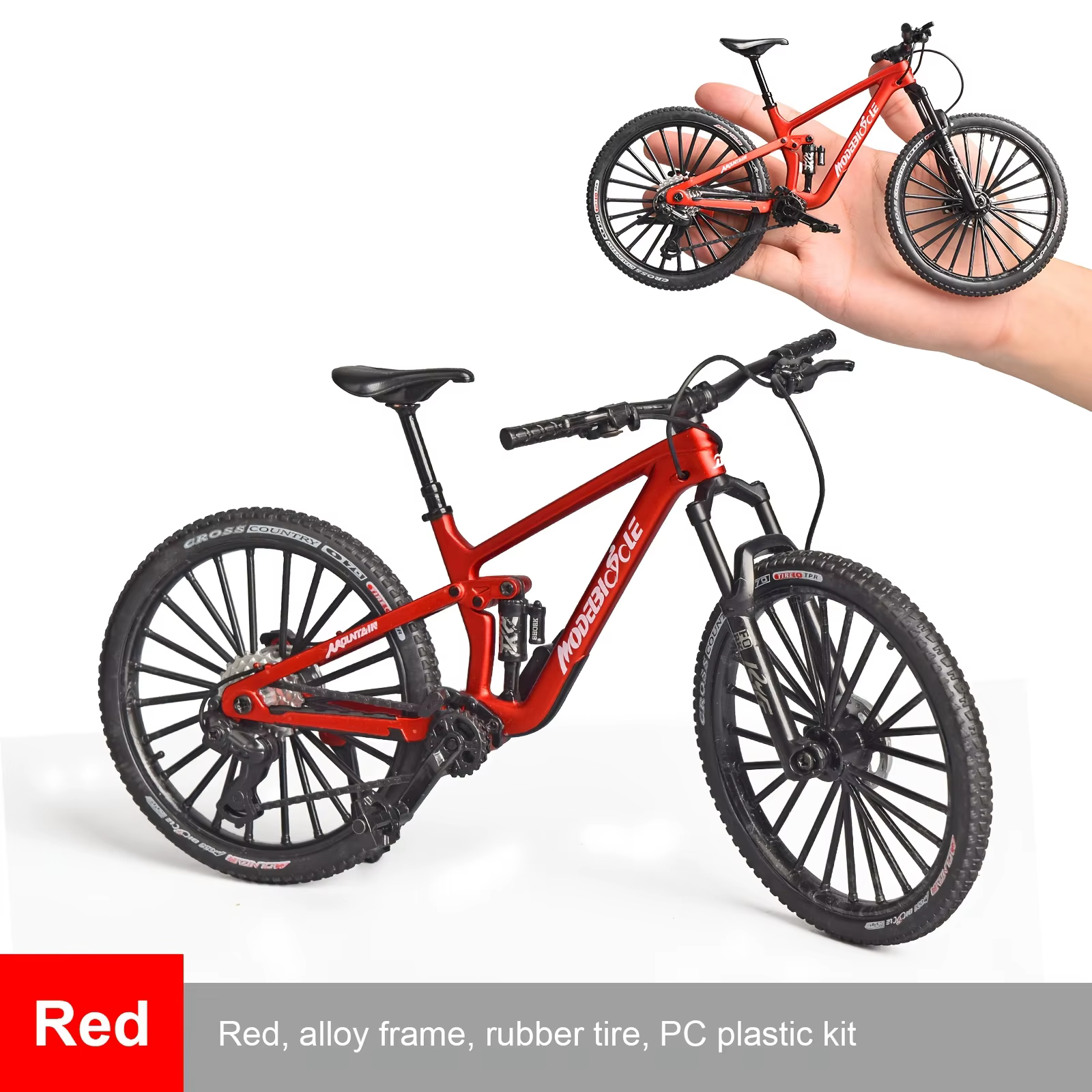 Jouet modèle de vélo de route à l'échelle 1:6, adapté à la décoration de la maison, une plaque de ch