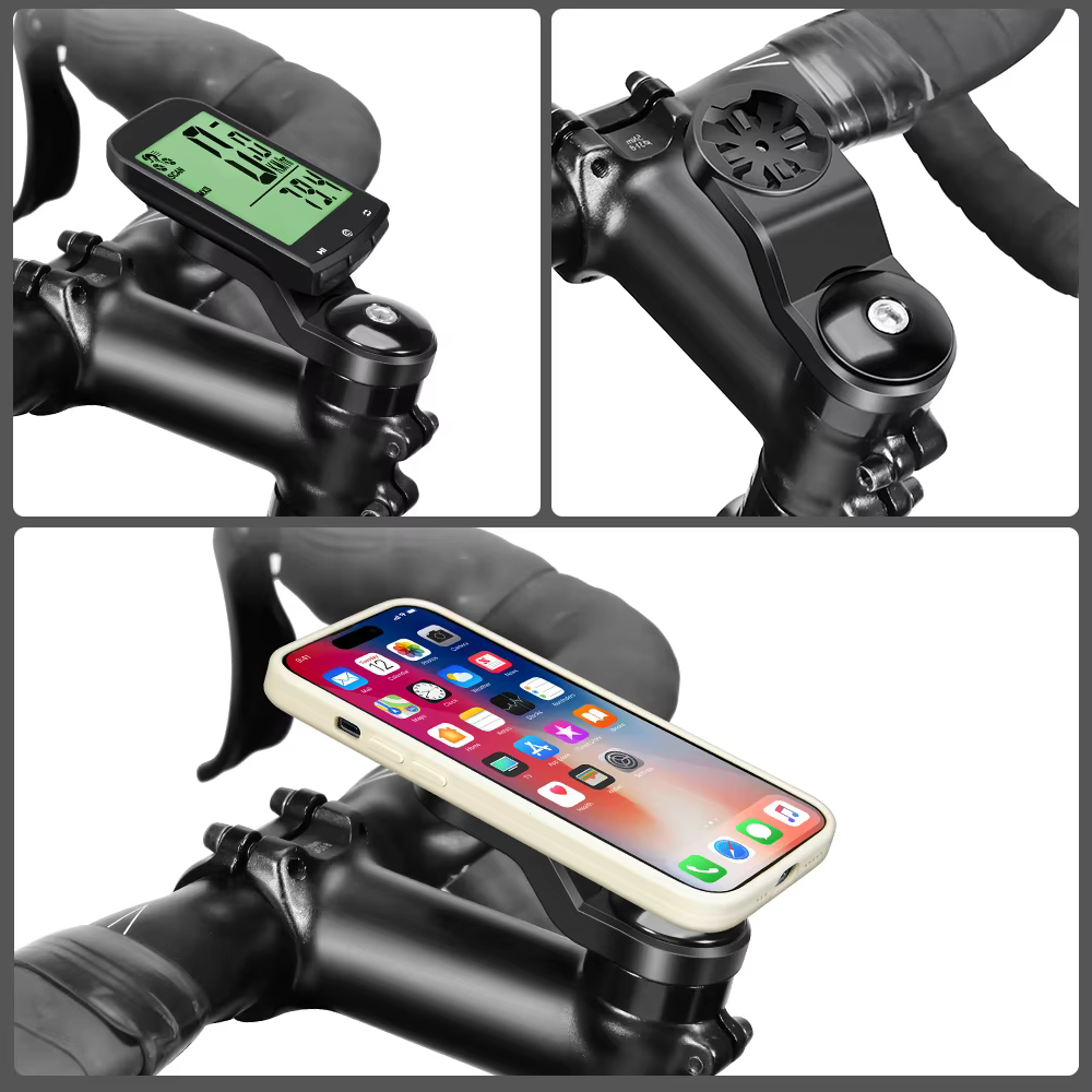 NEWBOLER support pour téléphone de vélo guidon central universel support de téléphone portable pour