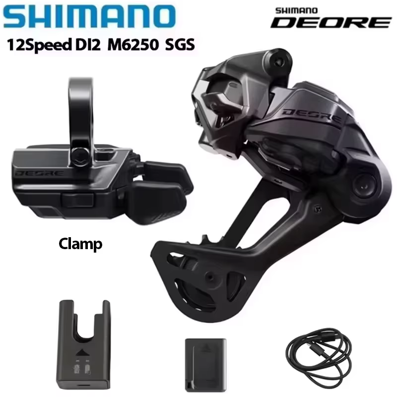 NOUVEAU VTT SHIMANO 12s Di2 DEORE SW-M6250 RD-M6250 SGS ​ ​ Vélo de montagne avec chargeur EC-DN100,