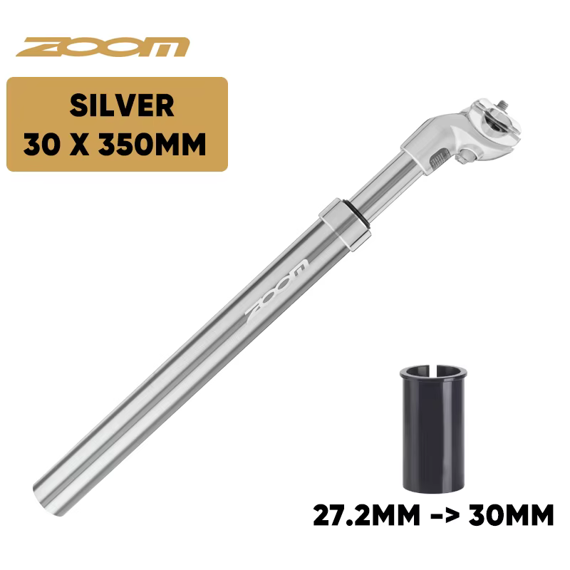 ZOOM vélo Suspension tige de selle 27.2/31.6/28.6/30.4/30.8/33.9mm vtt Suspension Tube de selle 350m