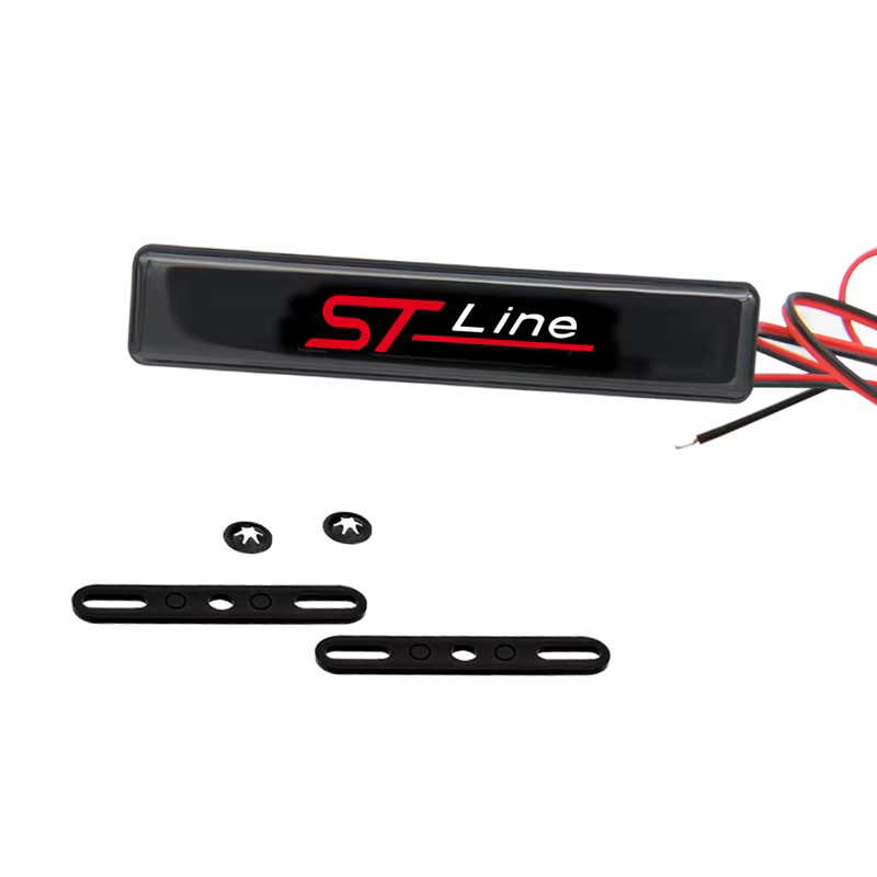 Accessoires de voiture lumières LED calandre de capot avant ST ligne emblème Badge décor pour Ford F