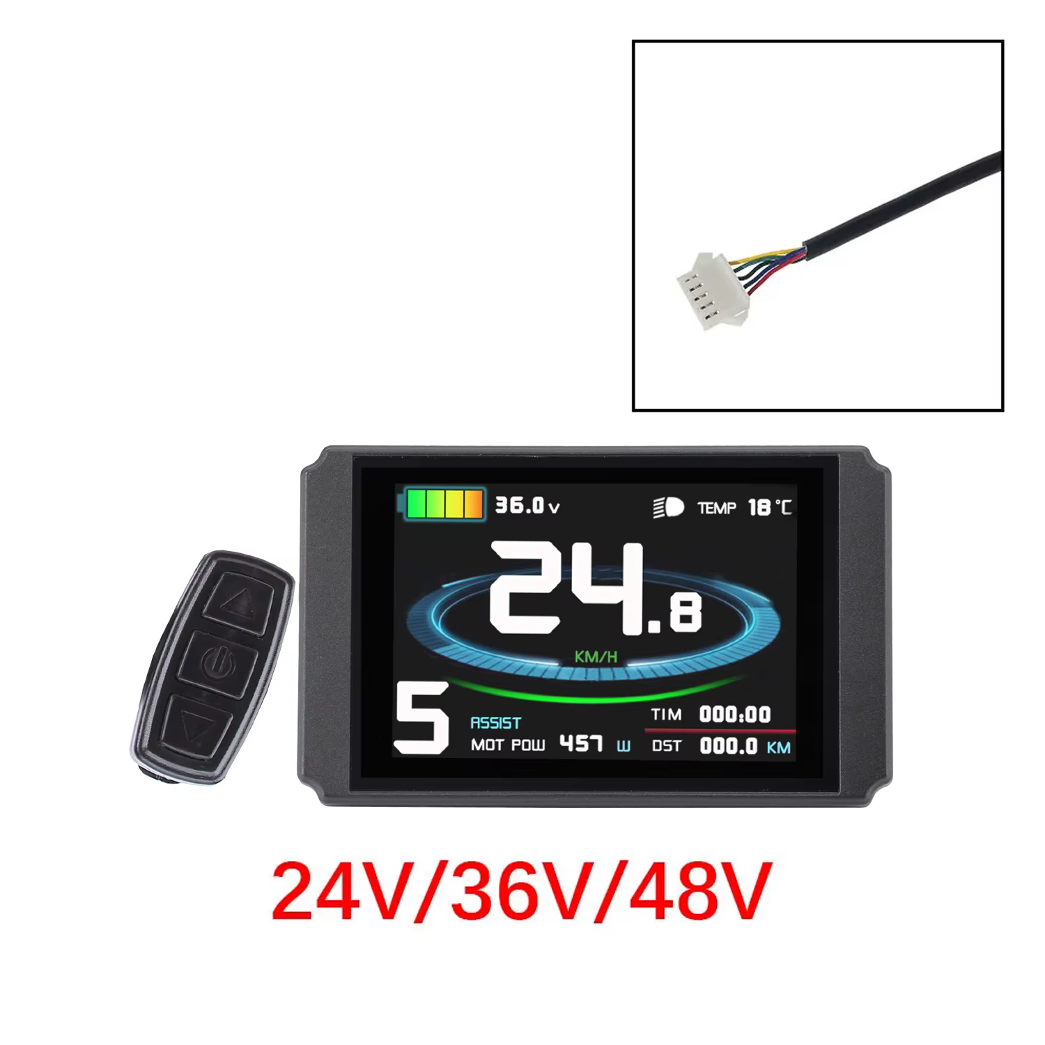 Okfeet KT hosp8H eBike LCD Affichage Vélo Électrique hosp8H KT hosp3 Affichage KT-LCD pour Vélo Élec