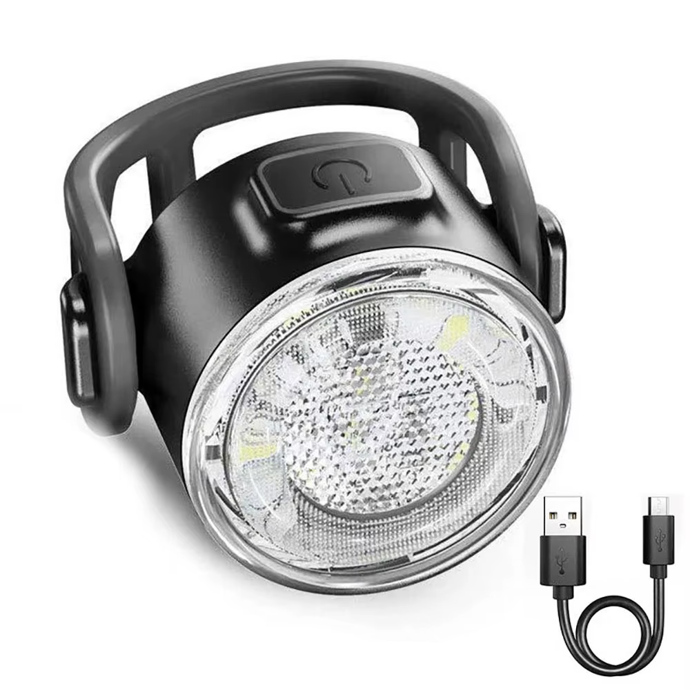 Feu de vélo Rechargeable Mini feu arrière d'avertissement de sécurité nocturne lampe de vélo avant a