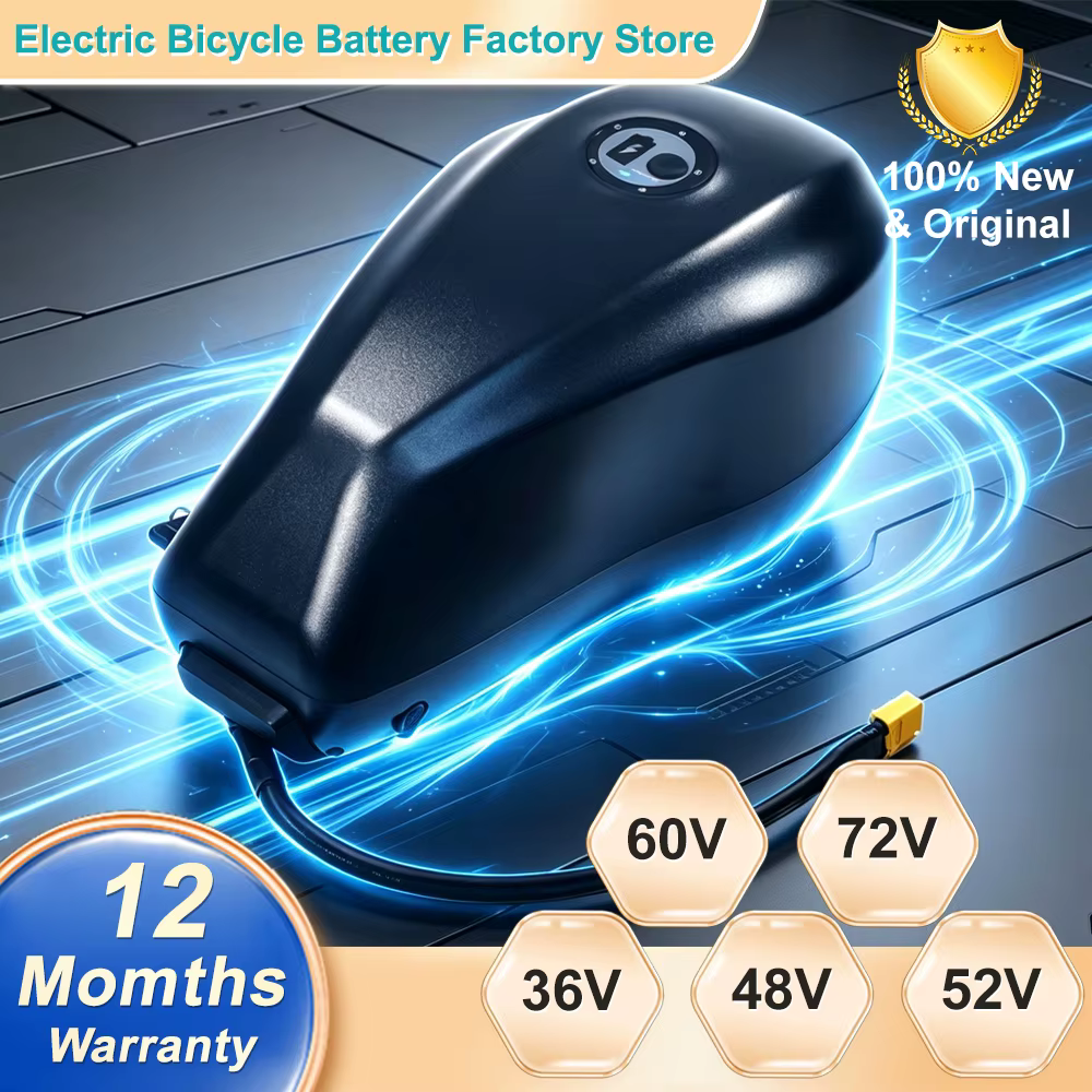 Batterie Ebike 21700 Haute Capacité 72V 60V 52V 48V 36V 40Ah 30Ah 20Ah pour Vélo Électrique et Trott