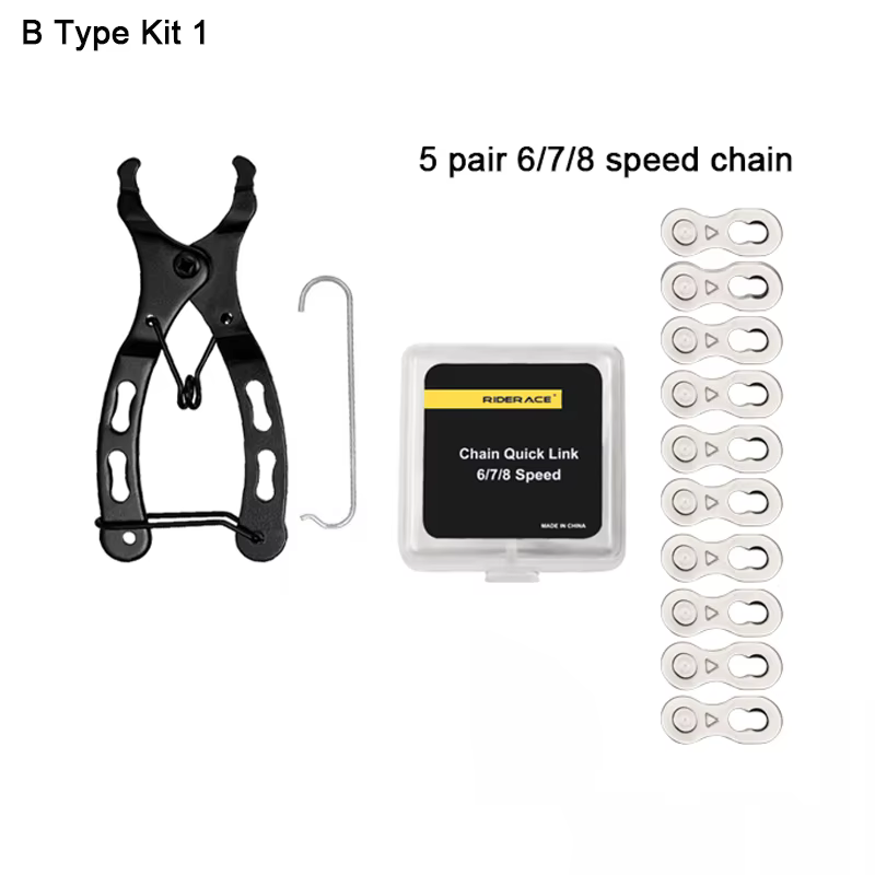 Ensemble d'outils de réparation de vélo, vérificateur d'usure de chaîne, Joint de vitesse 6/7/8/9/10