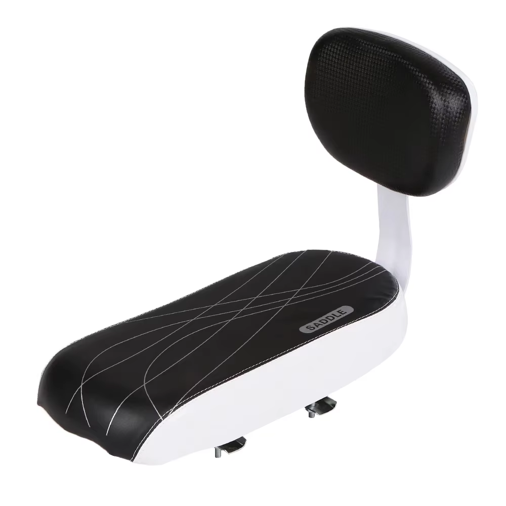 Siège arrière de vélo en cuir PU, housse de siège enfant, coussin d'assistance de vélo T1, dégager a