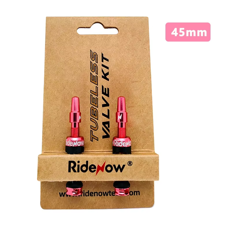 Valve Presta pour vélo sans chambre à air, 2 pièces/1 paire, 45/65/85mm, en alliage d'aluminium, pou