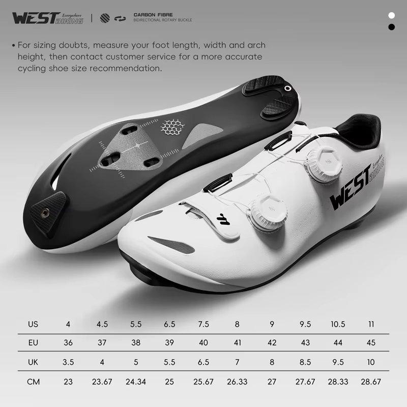 Chaussures de cyclisme sur route professionnelles, semelle en carbone 12K, tige en microfibre, doubl