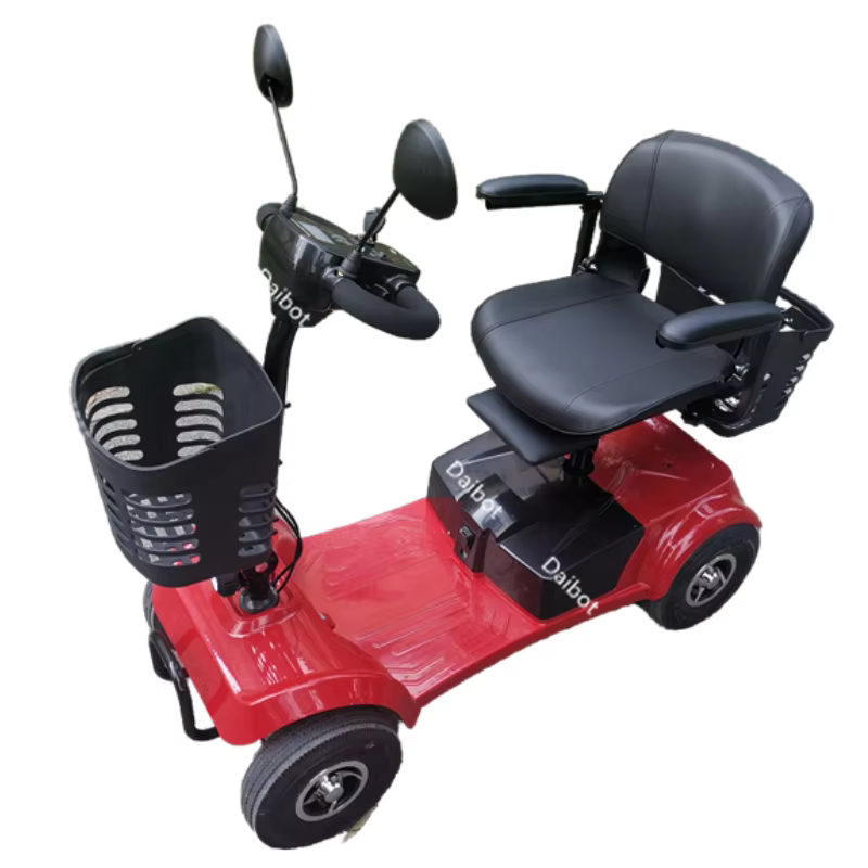 Trottinette de mobilité pliante à 4 roues légère pour personnes âgées/adultes 350W 24V Scooter élect