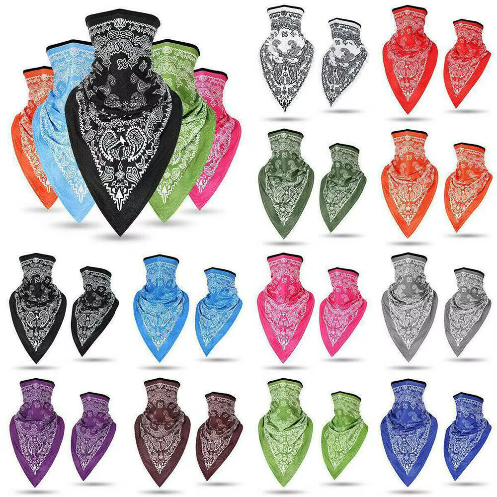 Couvre-cou respirant coupe-vent pour cyclisme, cagoule coupe-vent, bandana anti-poussière, moto, vél