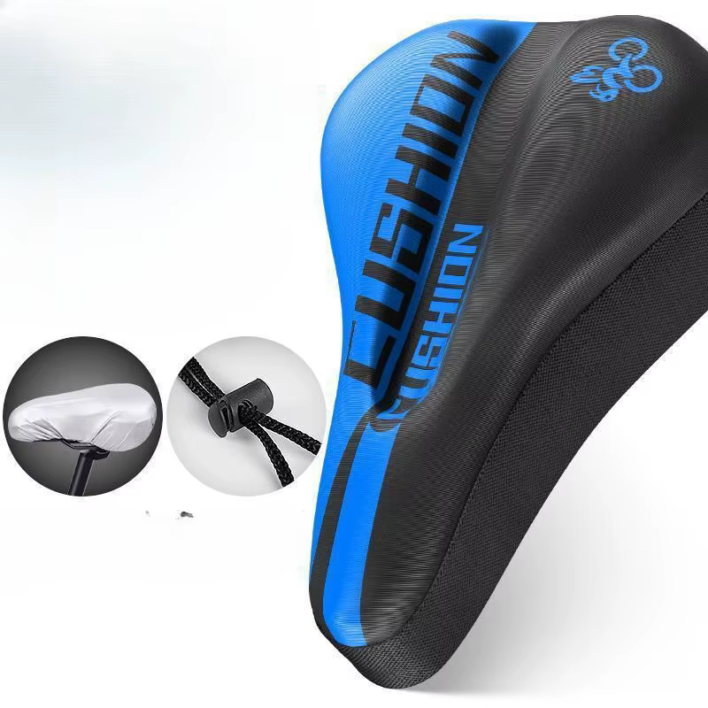 Nouveau siège de route épaissi housse de coussin de vélo vélo de montagne coussin en Silicone épaiss