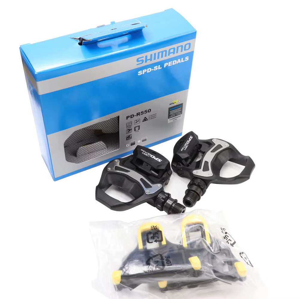 Pédales de vélo de route SHIMANO PD‑R7000 PD‑R550 SPD‑SL Pédales de vélo autobloquantes unilatérales