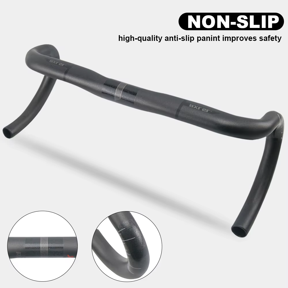 RXL SL 31.8mm barre de chute en carbone guidon de vélo de route 380/400/420/440mm UD mat routage ext