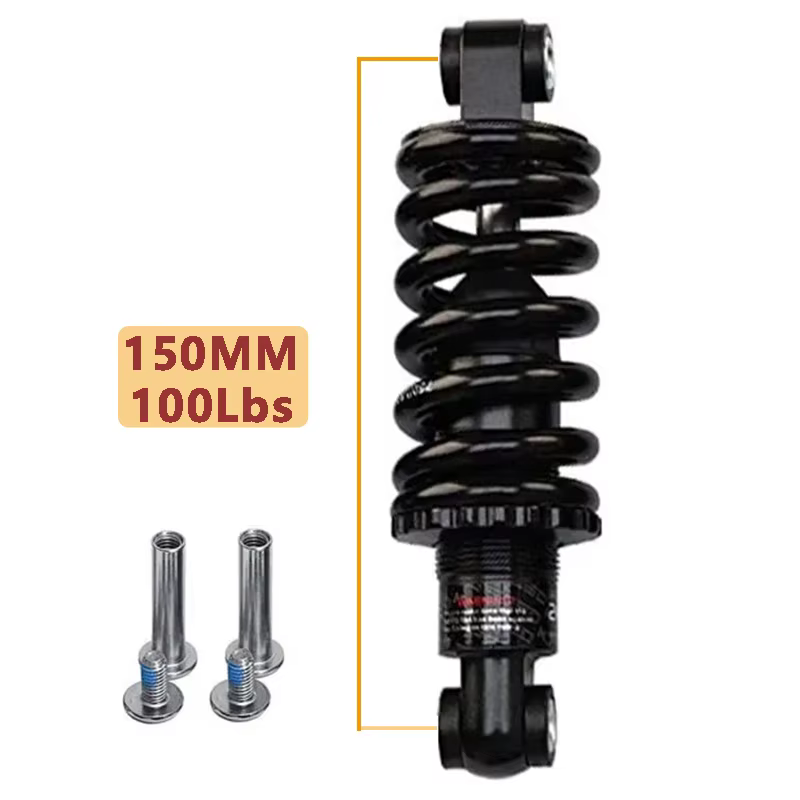 Amortisseur Arrière de Vélo Pliant, Amortisseur de Suspension, Ressort, 150mm, 165mm, VTT, Vélos éle
