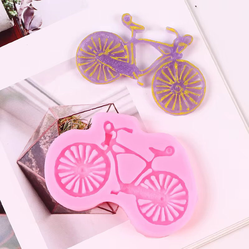Moule en silicone pour moto et vélo, moules de moulage en résine, adaptés à la pâte polymère, artisa