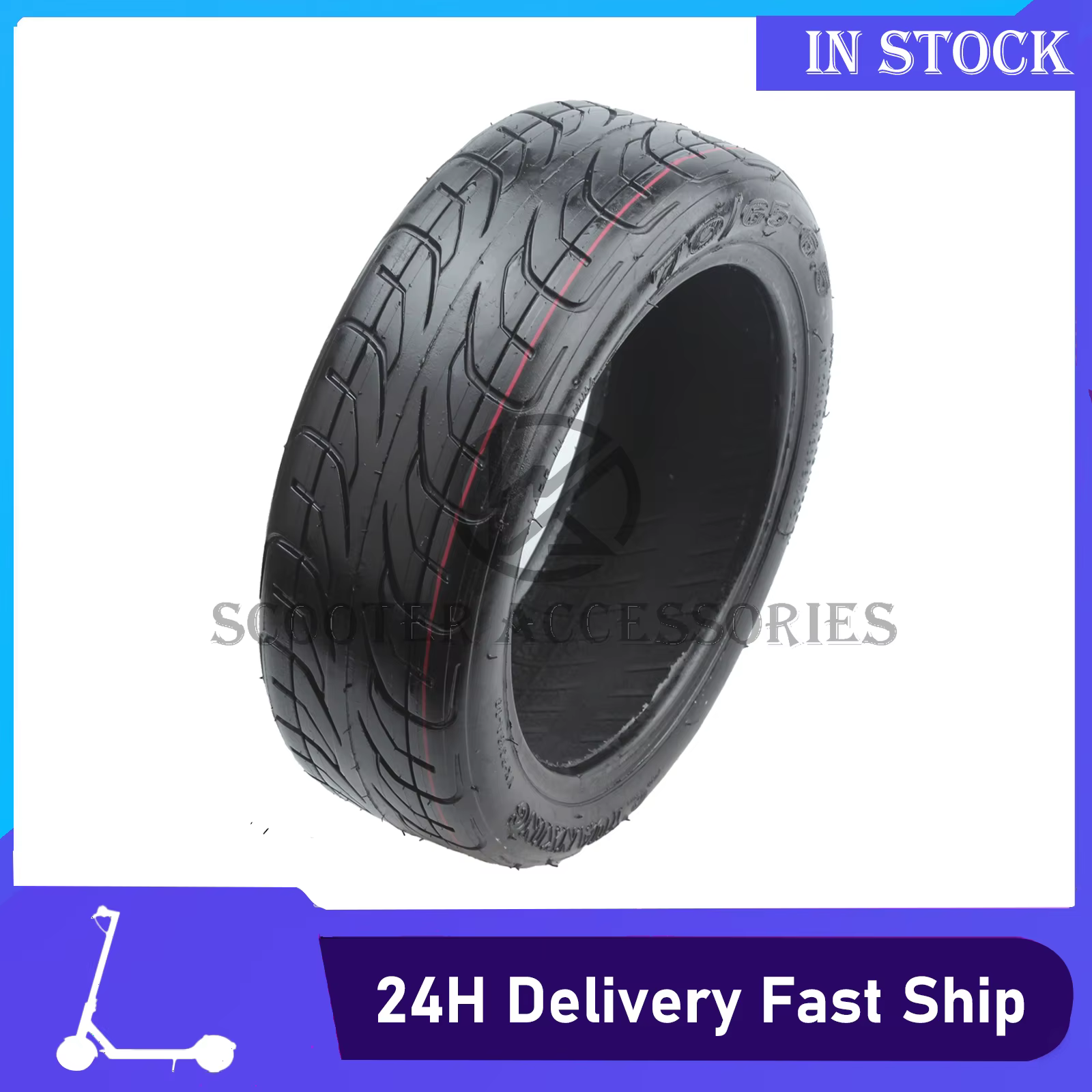 Pneus extérieurs 70/65 – 6.5, 10x2.75-6.5, sans chambre à air, pour Scooter électrique auto-équilibr