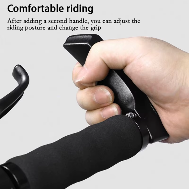 1 Paire de Guidons de Vélo en Alliage d'Aluminium, Guidon d'Assistance pour Vélo de Montagne, Poigné