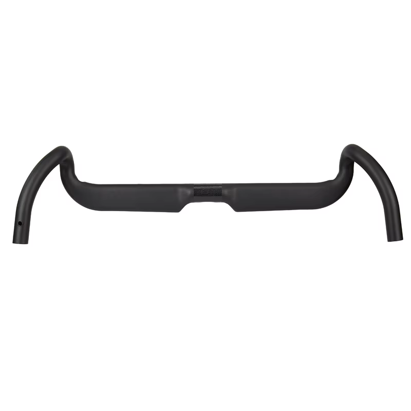 Guidon de vélo de route en gravier de carbone, câblage entièrement caché, ultraléger mat, grande bar