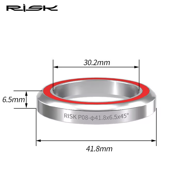 Risque vélo casque roulements 41/41.8/47/49/52mm vtt route vélo casque roulement réparation pièces e
