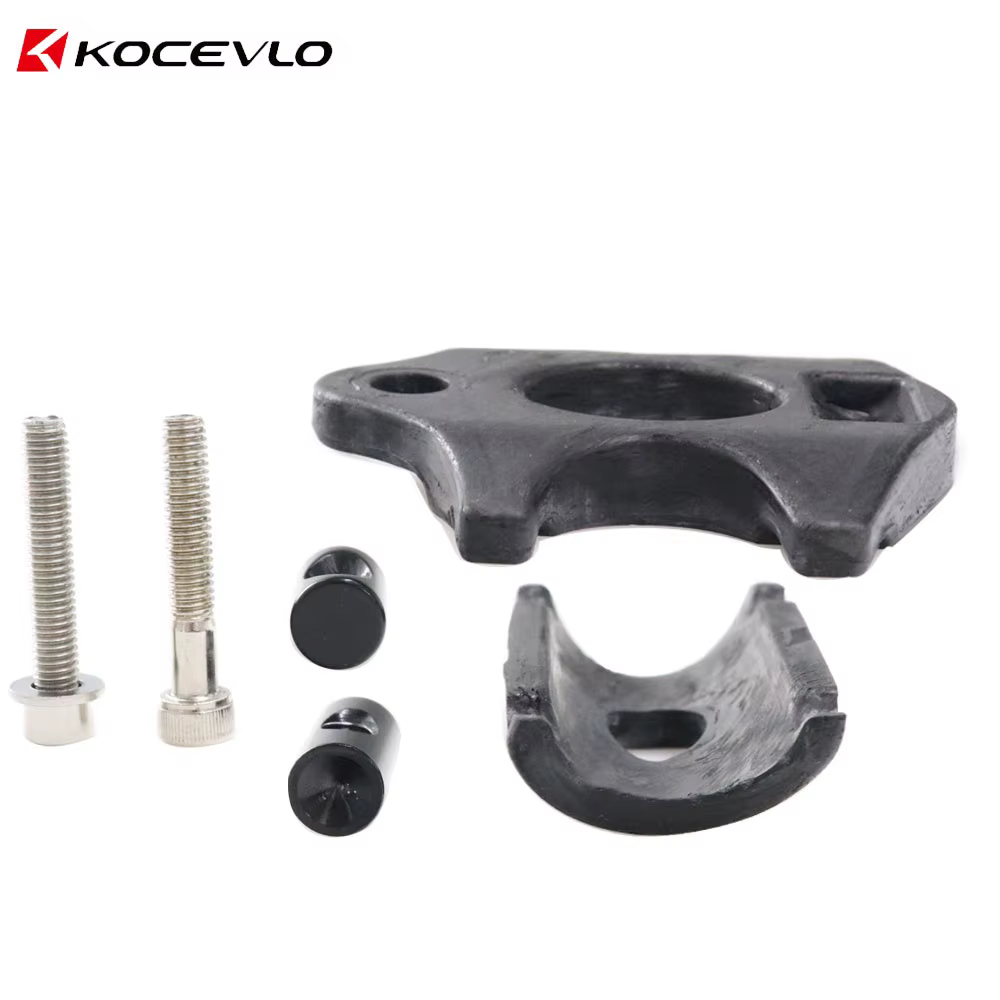 Couvercle de Base de tête de serrage de tige de selle en Fiber de carbone, accessoires pour tiges de