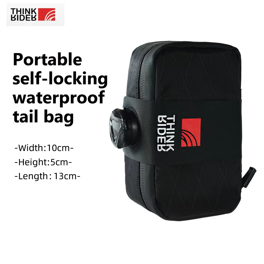 ThinkRider – sac de selle de vélo 0,4 l, Mini sac arrière Portable, kit d'outils de vélo de route et