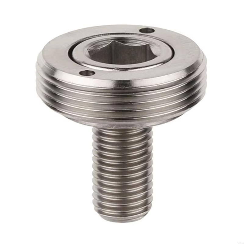 Boulons manivelle vélo 8x15mm, vis support inférieur, boulons manivelle à trou carré