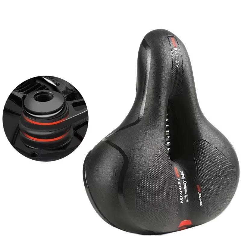 Selle Creuse Respirante de Vélo de Route et VTT pour Homme et Femme, Absorbe les Chocs, Confortable,